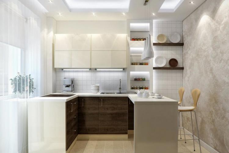 Цвет - Дизайн кухни в хрущевке