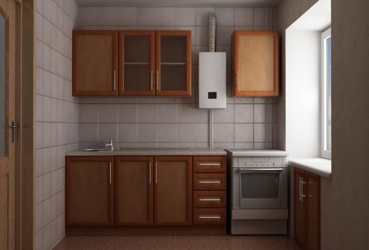 Дизайн интерьера кухни в хрущевке - фото