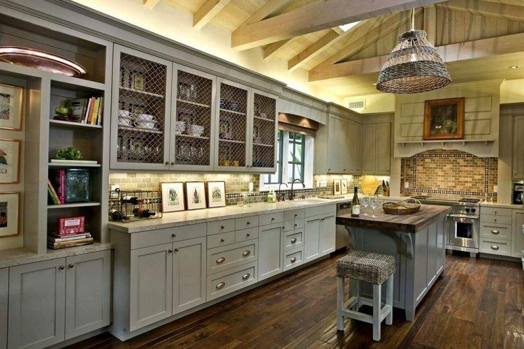Кухня в стиле кантри - Дизайн интерьера фото
