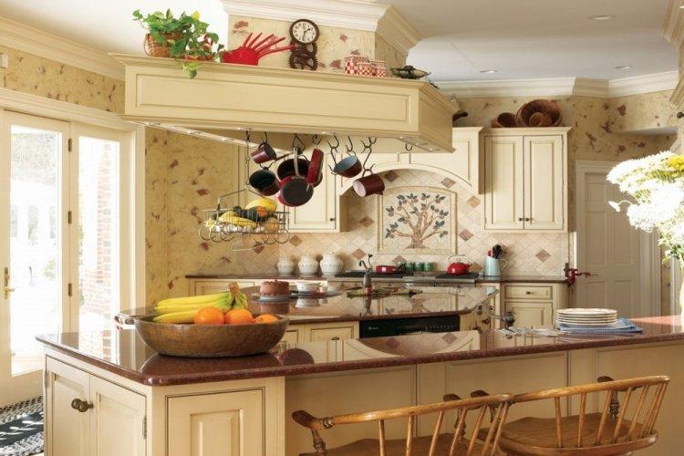Кухня в стиле кантри - Дизайн интерьера фото
