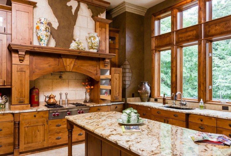 Кухня в стиле кантри - Дизайн интерьера фото