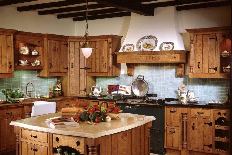 Кухня в стиле кантри - Дизайн интерьера фото