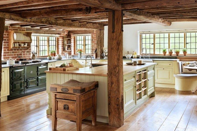Кухня в стиле кантри - Дизайн интерьера фото