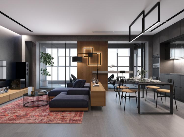 Дизайн квартиры 104 кв.м.