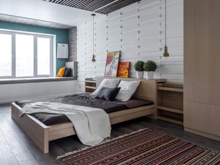 Дизайн квартиры с яркими акцентами