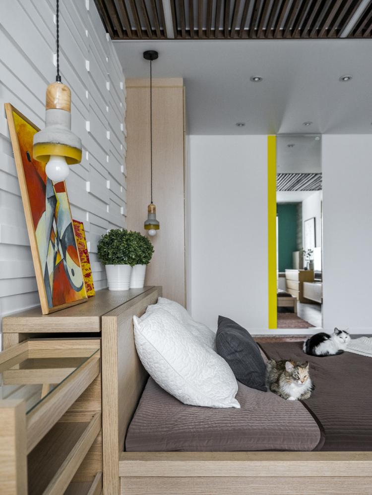 Дизайн квартиры с яркими акцентами