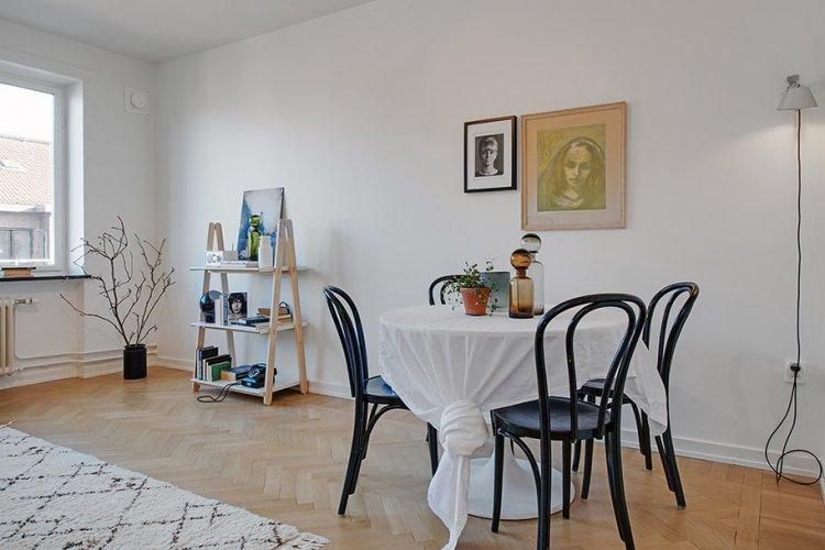 Белоснежная скандинавская квартира - Дизайн квартиры в скандинавском стиле