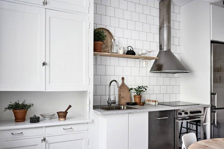 Нетипичная скандинавская студия - Дизайн квартиры в скандинавском стиле