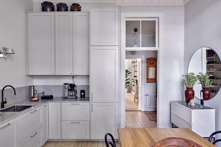 Скандинавская квартира «Все оттенки серого» - Дизайн квартиры в скандинавском стиле