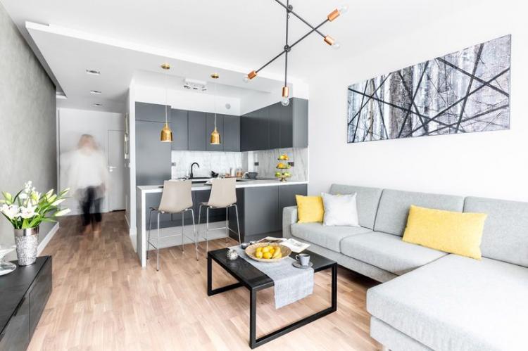 Дизайн маленькой квартиры в стиле минимализм