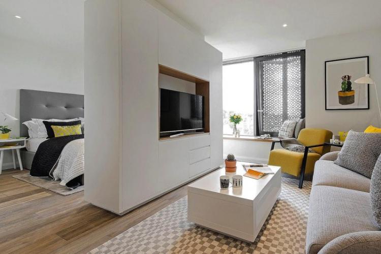 Дизайн маленькой квартиры в стиле минимализм