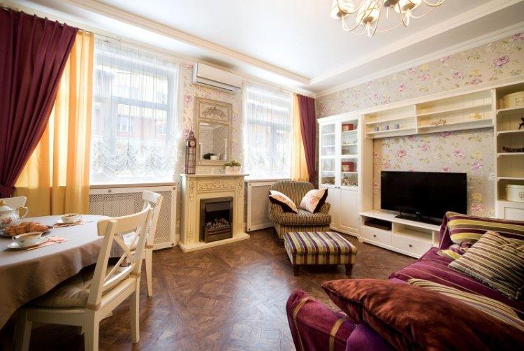 Деревенская сказка для бабушки и внучки - Дизайн квартиры в стиле прованс