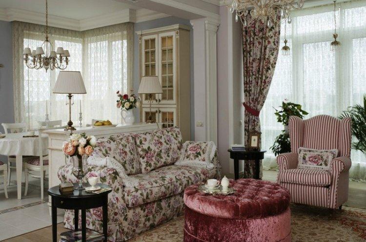 Прованс на десятом этаже - Дизайн квартиры в стиле прованс