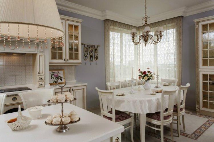 Прованс на десятом этаже - Дизайн квартиры в стиле прованс