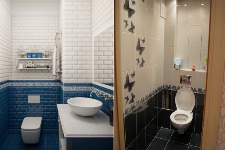 Правильное освещение - Дизайн маленького туалета