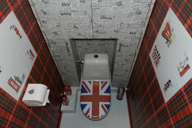 Дизайн маленького туалета - фото реальных интерьеров