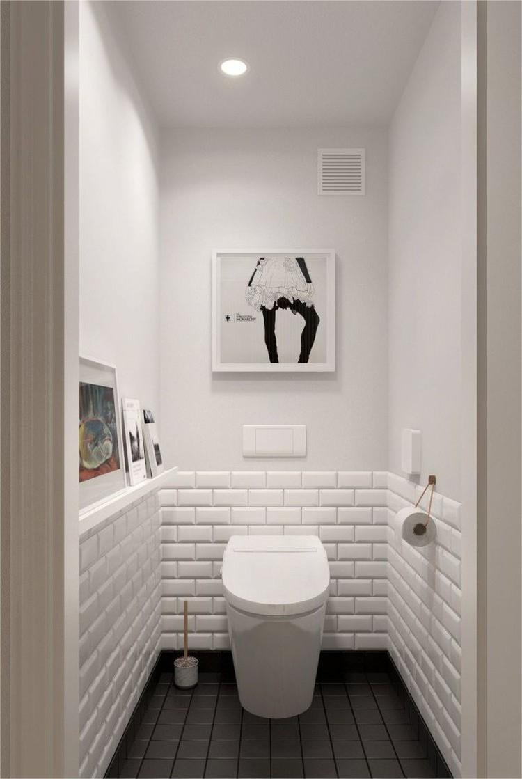 Дизайн маленького туалета - фото реальных интерьеров