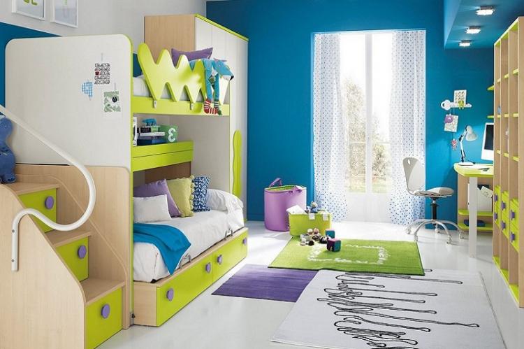 Предпочтение спокойным цветам - Дизайн маленькой детской