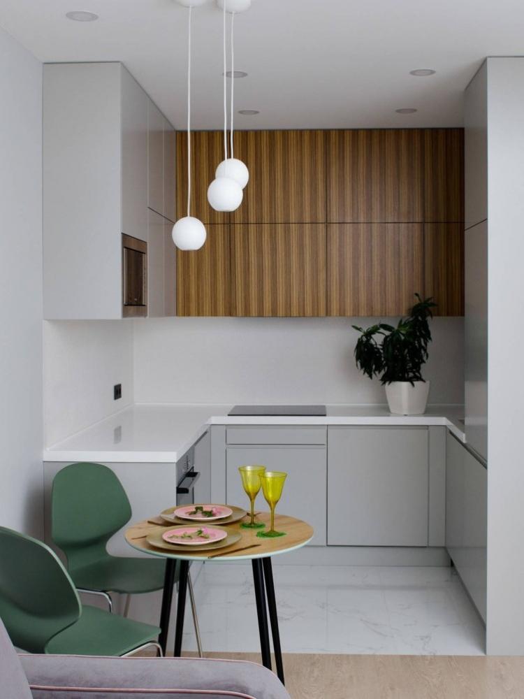 Дизайн маленькой кухни - фото реальных интерьеров