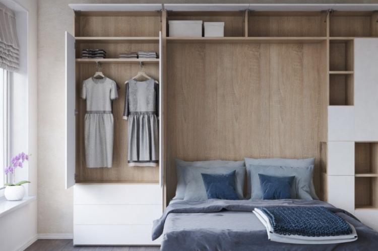 Используй мебель-трансформер - Дизайн маленькой спальни
