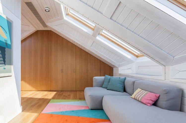 Дизайн потолка - Дизайн мансарды