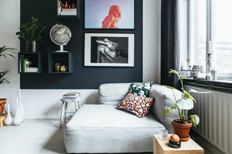 Скандинавский стиль на 33 кв.м. в Стокгольме - Дизайн однокомнатной квартиры 33 кв.м.