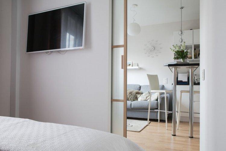 Романтичный интерьер 33 кв.м. в Питере - Дизайн однокомнатной квартиры 33 кв.м.