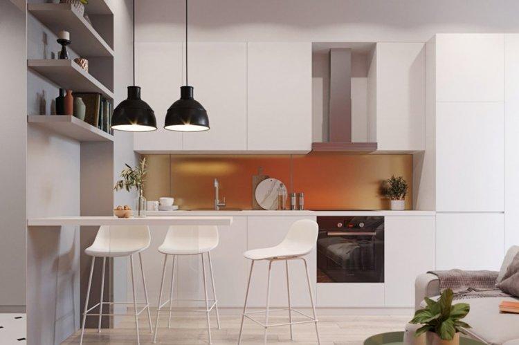 Немного тепла на 33 кв.м. в Сочи - Дизайн однокомнатной квартиры 33 кв.м.