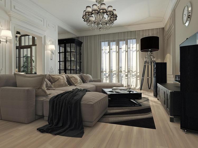 Дизайн однокомнатной квартиры 40 кв.м. - фото