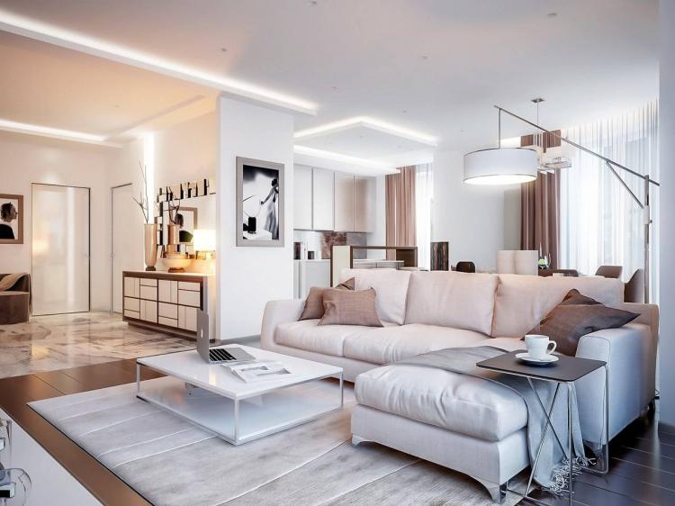 Дизайн однокомнатной квартиры 40 кв.м. - фото