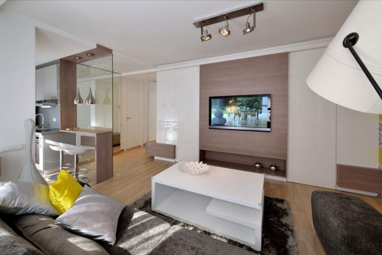 Дизайн однокомнатной квартиры 40 кв.м. - фото