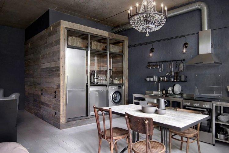 Изысканный московский лофт - Дизайн однокомнатной квартиры