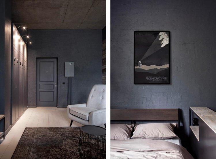 Изысканный московский лофт - Дизайн однокомнатной квартиры