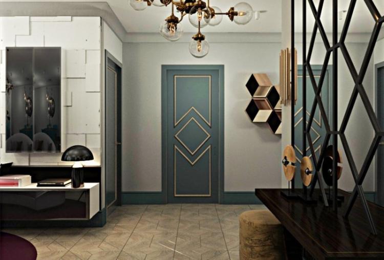 Прихожая в стиле фьюжн - Дизайн интерьера 2019