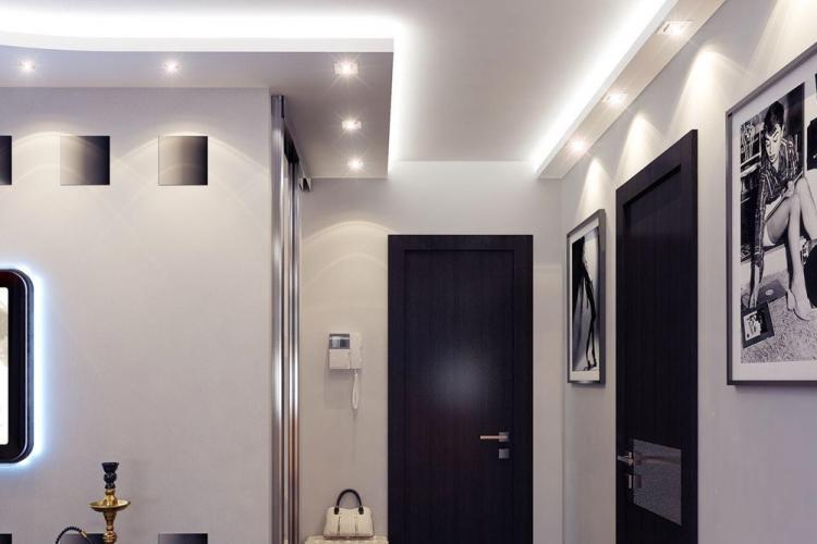 Освещение и подсветка - Дизайн прихожей в хрущевке