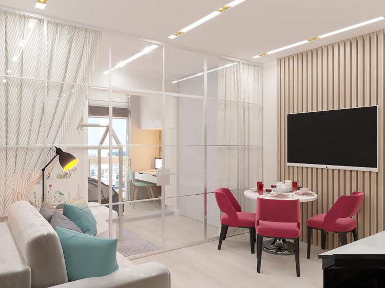 Дизайн-проект квартиры 29 кв.м.