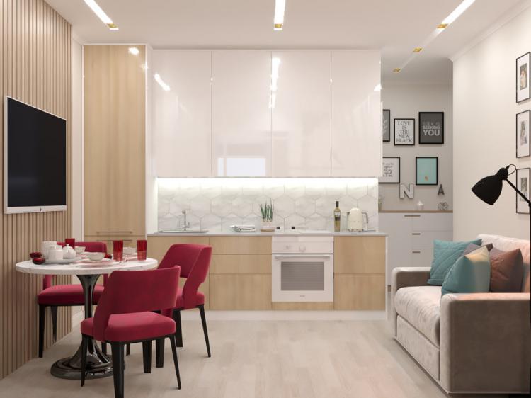 Дизайн-проект квартиры 29 кв.м.