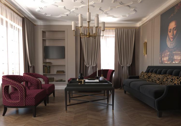Дизайн-проект квартиры «По следам Возрождения»