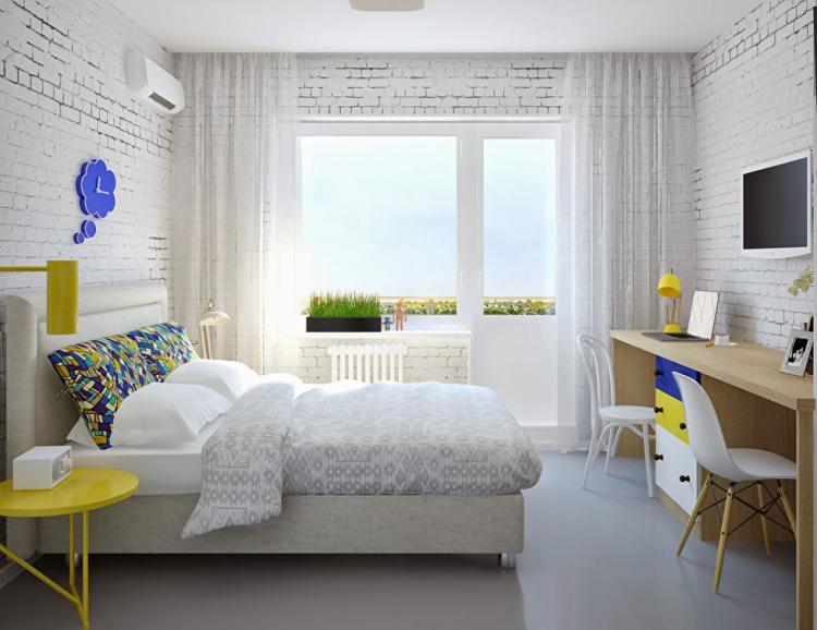 Дизайн-проект маленькой квартиры-студии, Сочи