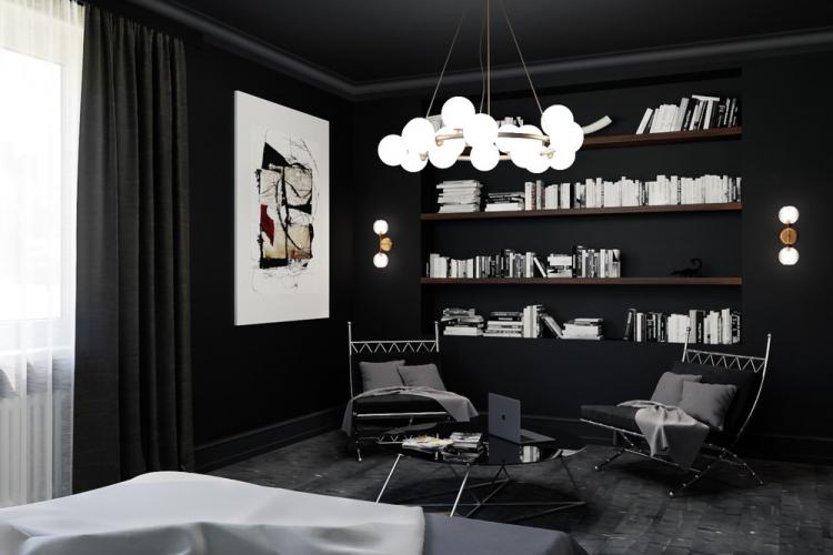 Дизайн-проект спальни «Dark Chocolate»