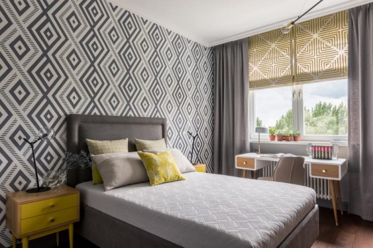 Дизайн спальни 10 кв.м. - фото реальных интерьеров