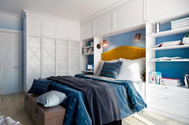 Дизайн спальни 12 кв.м. - фото реальных интерьеров