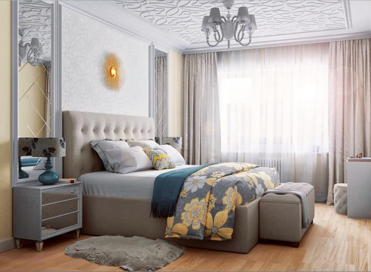 Дизайн спальни 12 кв.м. - фото реальных интерьеров