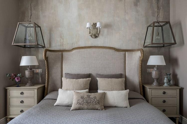 Спальня 9 кв.м. в классическом стиле - Дизайн интерьера