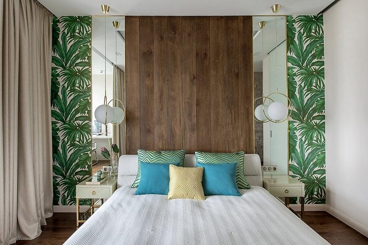 Спальня 9 кв.м. в современном стиле - Дизайн интерьера