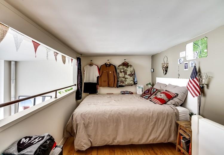 Отделка потолка - Дизайн спальни 9 кв.м.