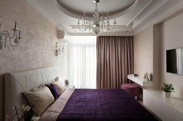 Спальня в классическом стиле - дизайн интерьера фото