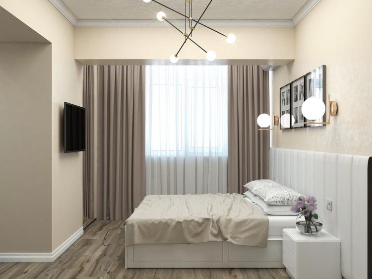 Дизайн трехкомнатной квартиры 90 кв.м.