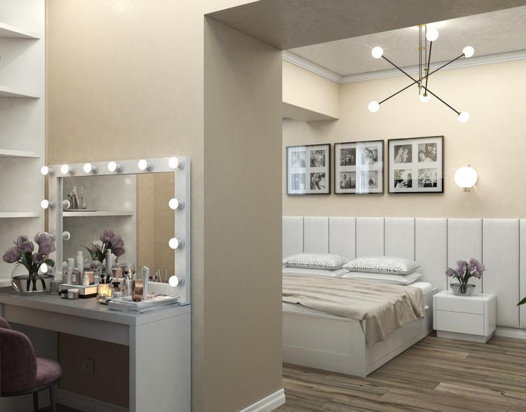 Дизайн трехкомнатной квартиры 90 кв.м.