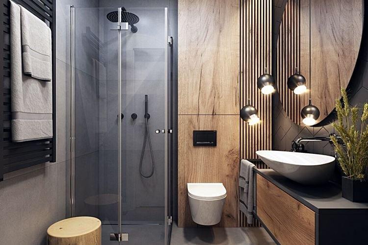 Дизайн ванной комнаты 2021 - фото реальных интерьеров